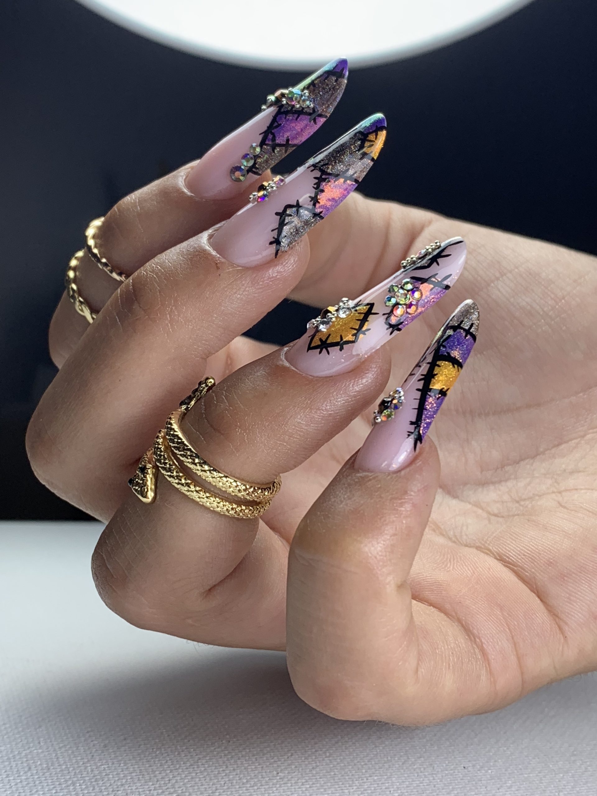 Nail-art-ongles-bordeaux Nail Art ongles bordeaux